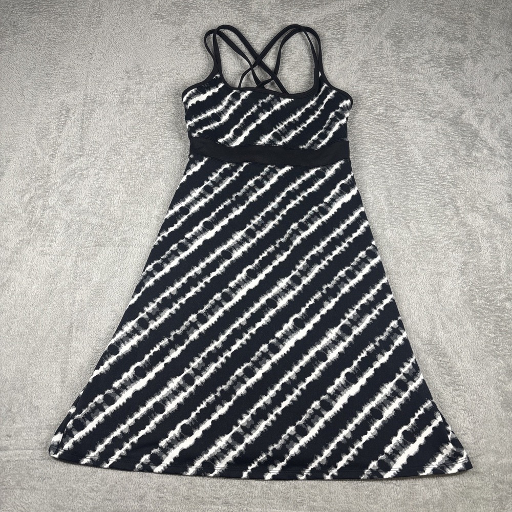 Soybu Women's Sport Tahiti Dress Tie Dye Black/White Size XS